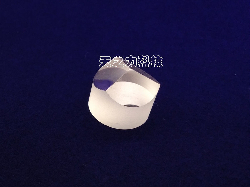 0.5-50 mm Thick Convex Crystal Glass , Customized Shape Sapphire Crystal Glass
